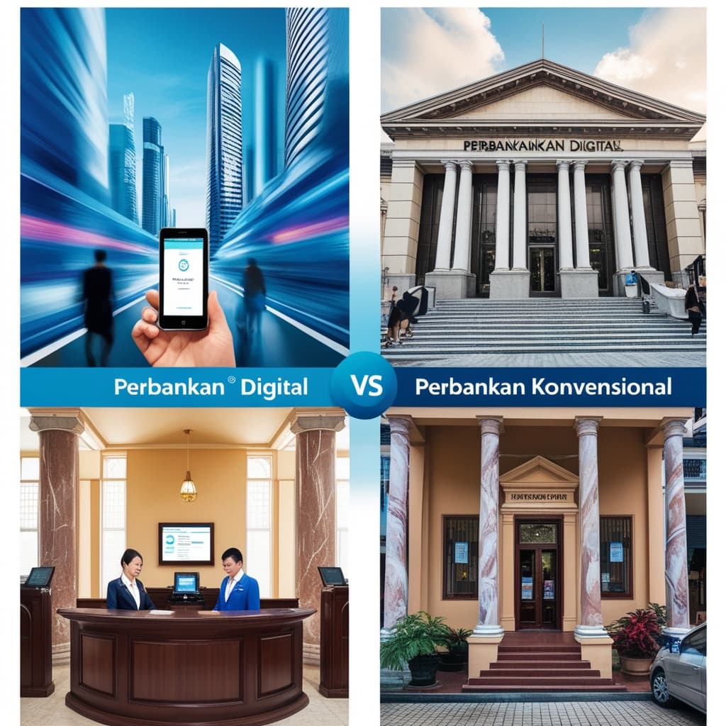 Perbankan Digital vs Perbankan Konevsional