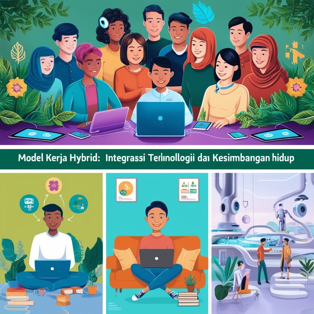 Model Kerja Hybrid: Integrasi Teknologi dan Keseimbangan Hidup