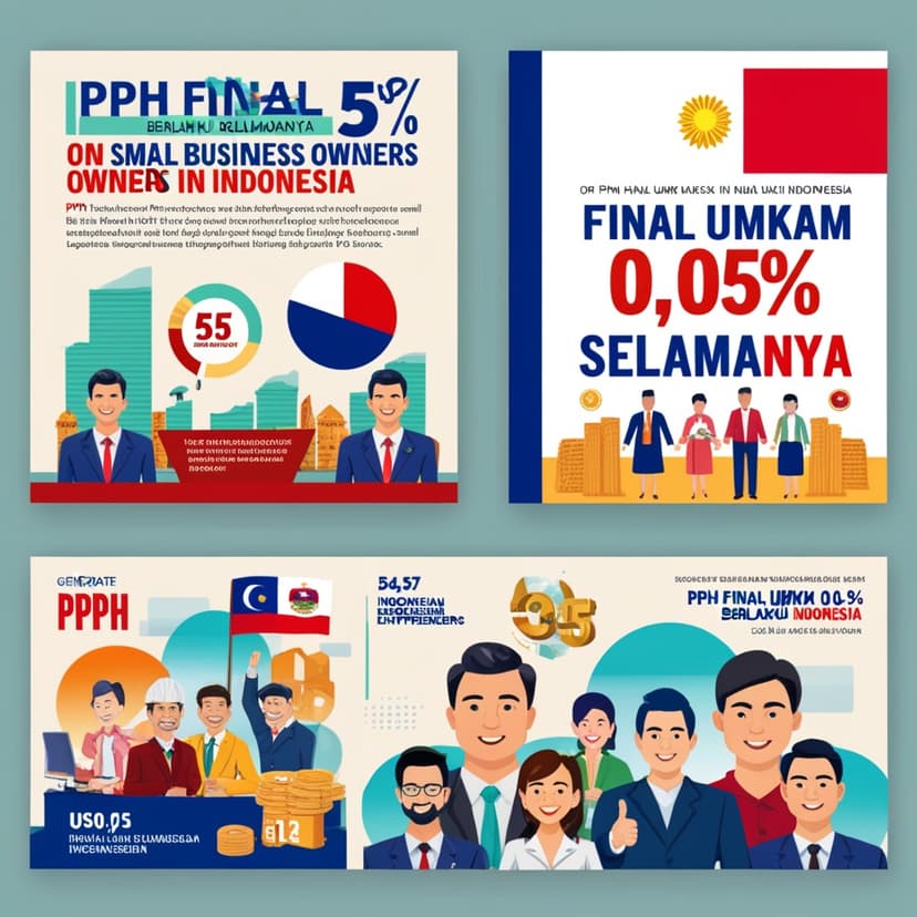 PPh Final UMKM 0,5% Berlaku Selamanya? Apa Dampaknya bagi Pelaku Usaha Kecil di Indonesia?